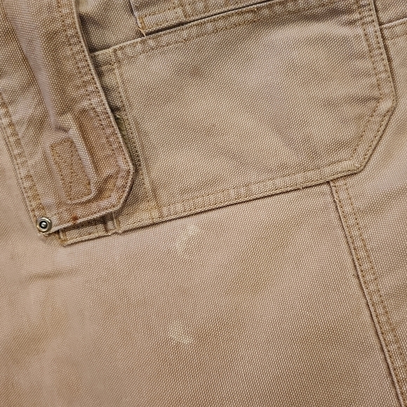 Duluth Trading Co Tan Heavy Duty Work Pants - Picture 12 of 13